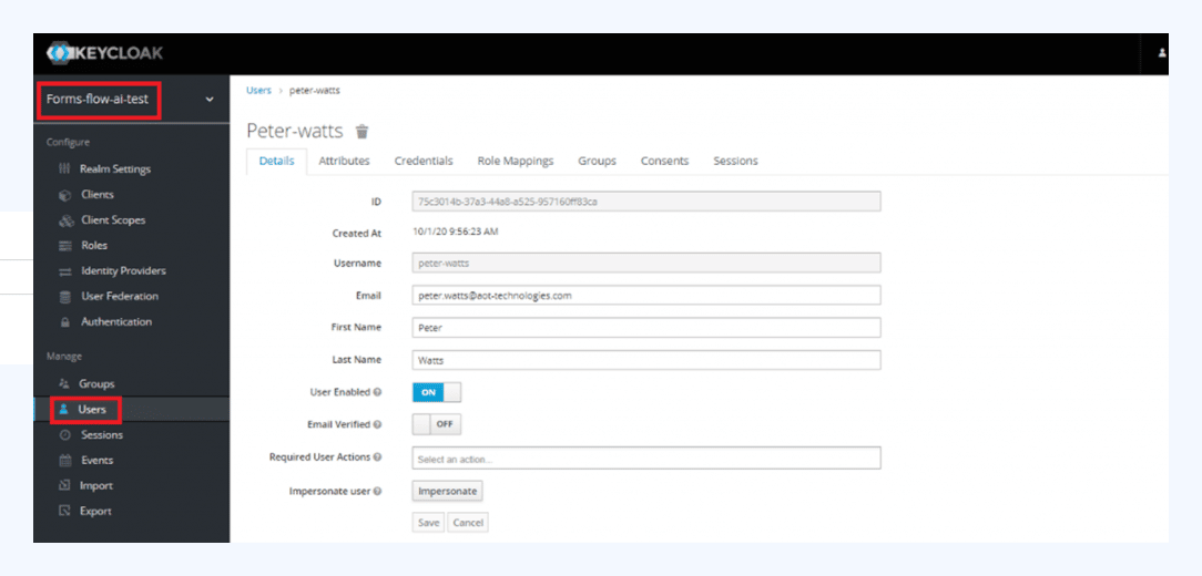 formsflow.ai keycloak setup